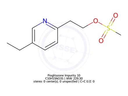 Chemical structure of Pioglitazone Impurity 10