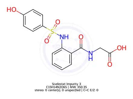 Chemical structure of Sivelestat Impurity 3