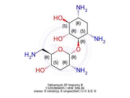 Chemical structure of Tobramycin EP Impurity B