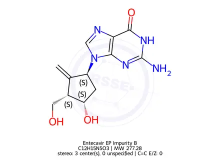 Chemical structure of Entecavir EP Impurity B
