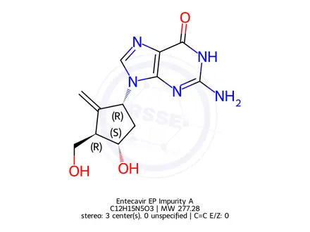 Chemical structure of Entecavir EP Impurity A