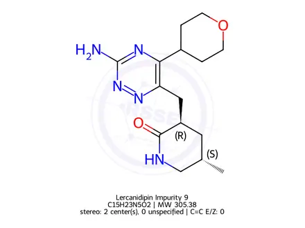 Chemical structure of Lercanidipin Impurity 9