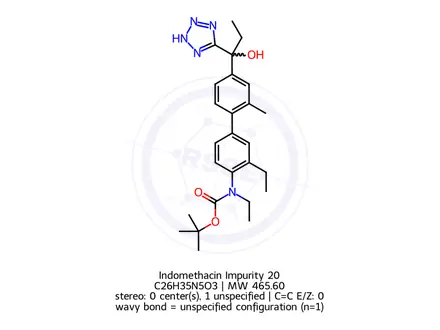 Chemical structure of Indomethacin Impurity 20
