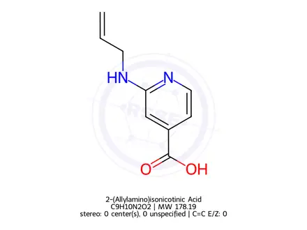 Chemical structure of 2-(Allylamino)isonicotinic Acid