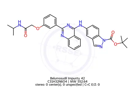 Chemical structure of Belumosudil Impurity 42
