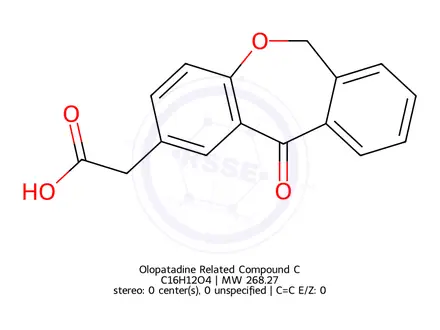 Chemical structure of Olopatadine Related Compound C