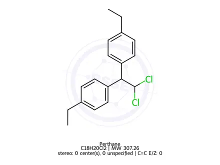 Chemical structure of Perthane
