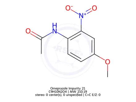 Chemical structure of Omeprazole Impurity 21