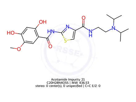 Chemical structure of Acotiamide Impurity 21