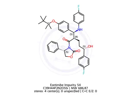 Chemical structure of Ezetimibe Impurity 54