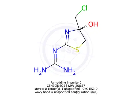 Chemical structure of Famotidine Impurity 2