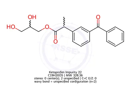 Chemical structure of Ketoprofen Impurity 22