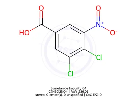 Chemical structure of Bumetanide Impurity 64
