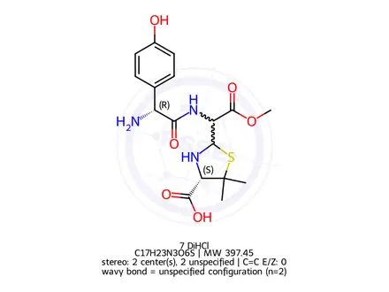 Chemical structure of Amoxicillin Impurity 64