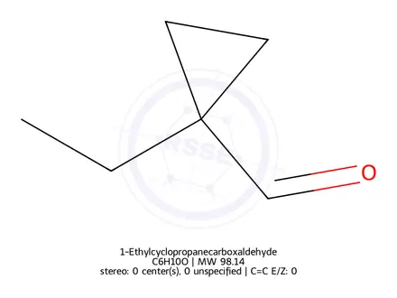 Chemical structure of 1-Ethylcyclopropanecarboxaldehyde