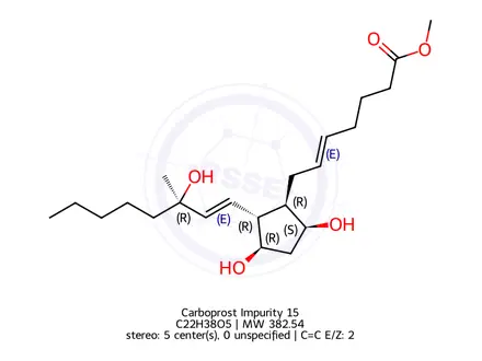 Chemical structure of Carboprost Impurity 15