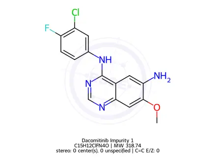 Chemical structure of Dacomitinib Impurity 1