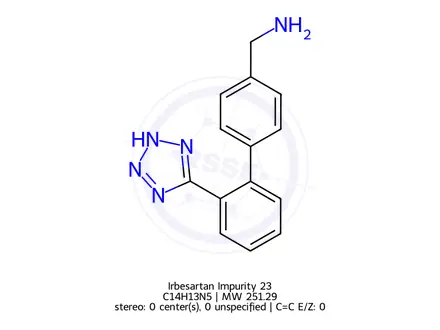 Chemical structure of Irbesartan Impurity 23