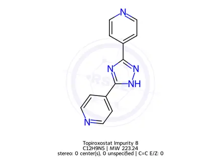 Chemical structure of Topiroxostat Impurity 8