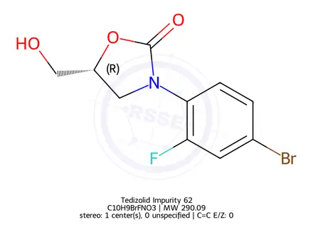 Chemical structure of Tedizolid Impurity 62
