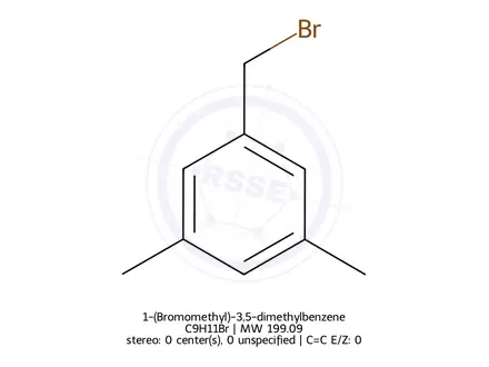 Chemical structure of 1-(Bromomethyl)-3,5-dimethylbenzene