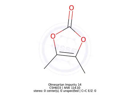 Chemical structure of Olmesartan Impurity 14