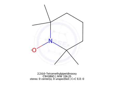 Chemical structure of 2,2,6,6-Tetramethylpiperidinooxy
