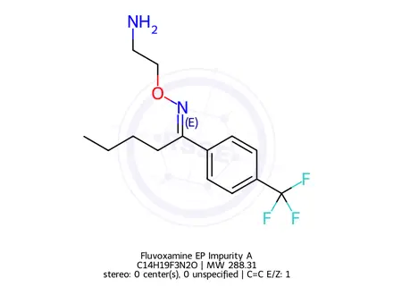 Chemical structure of Fluvoxamine EP Impurity A