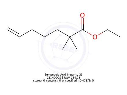 Chemical structure of Bempedoic Acid Impurity 31