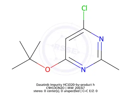 Chemical structure of Dasatinib Impurity HC1020-by-product h