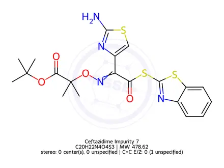 Chemical structure of Ceftazidime Impurity 37