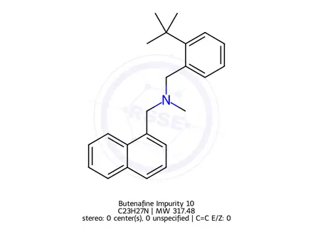 Chemical structure of Butenafine Impurity 10