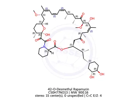 Chemical structure of Temsirolimus Impurity 10
