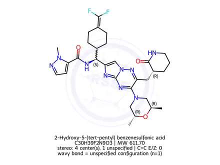 Chemical structure of 2-hydroxy-5-(tert-pentyl)benzenesulfonic acid