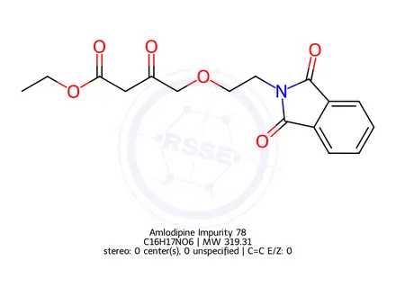 Chemical structure of Amlodipine Impurity 78