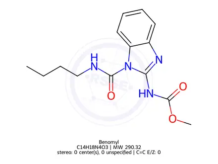 Chemical structure of Benomyl