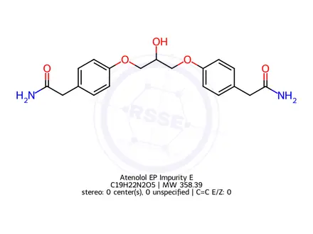 Chemical structure of Atenolol EP Impurity E