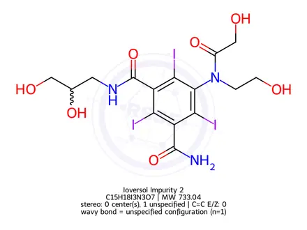 Chemical structure of Ioversol Impurity 2