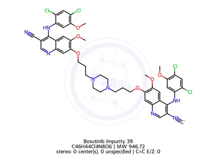 Chemical structure of Bosutinib Impurity 39