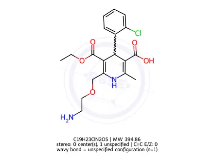 Chemical structure of Amlodipine Impurity 13