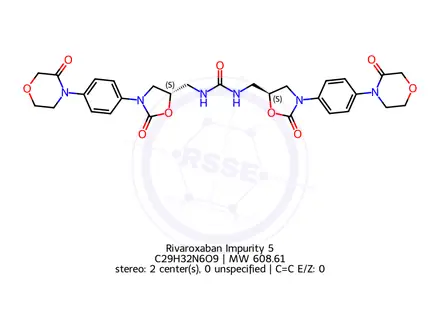 Chemical structure of Rivaroxaban EP Impurity D