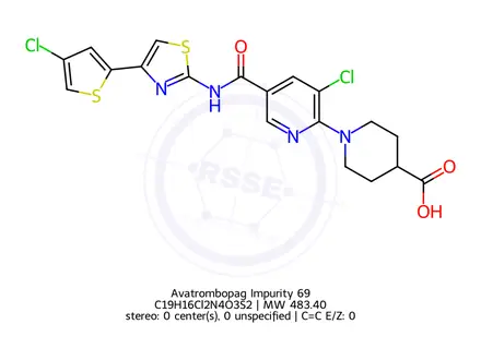 Chemical structure of Avatrombopag Impurity 69