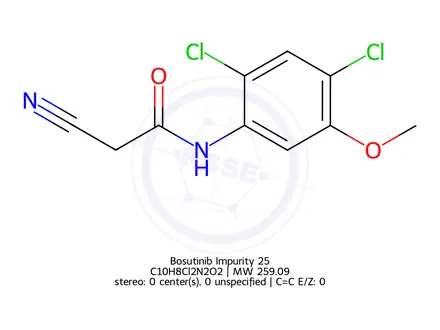 Chemical structure of Bosutinib Impurity 25