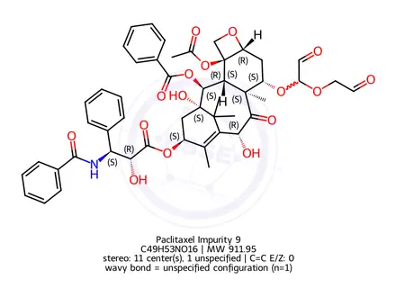 Chemical structure of Paclitaxel Impurity 9