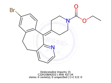Chemical structure of Desloratadine Impurity 15