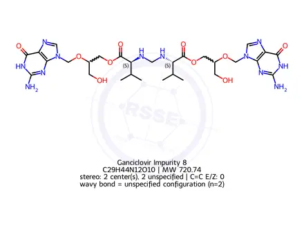 Chemical structure of Ganciclovir Impurity 8