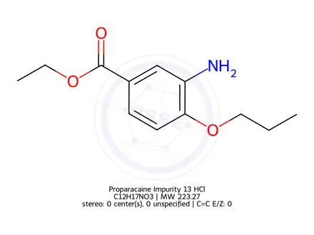 Chemical structure of Proparacaine Impurity 13 HCl