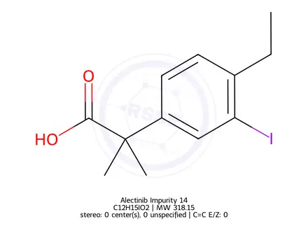 Chemical structure of Alectinib Impurity 14