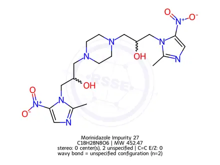 Chemical structure of Morinidazole Impurity 27