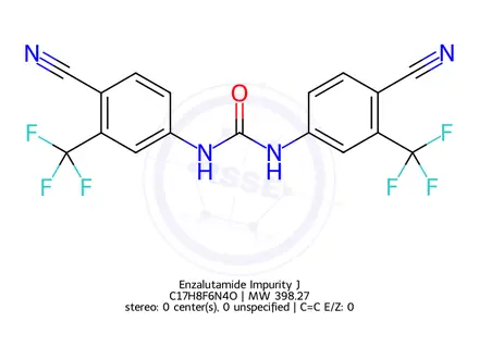 Chemical structure of Enzalutamide Impurity 12